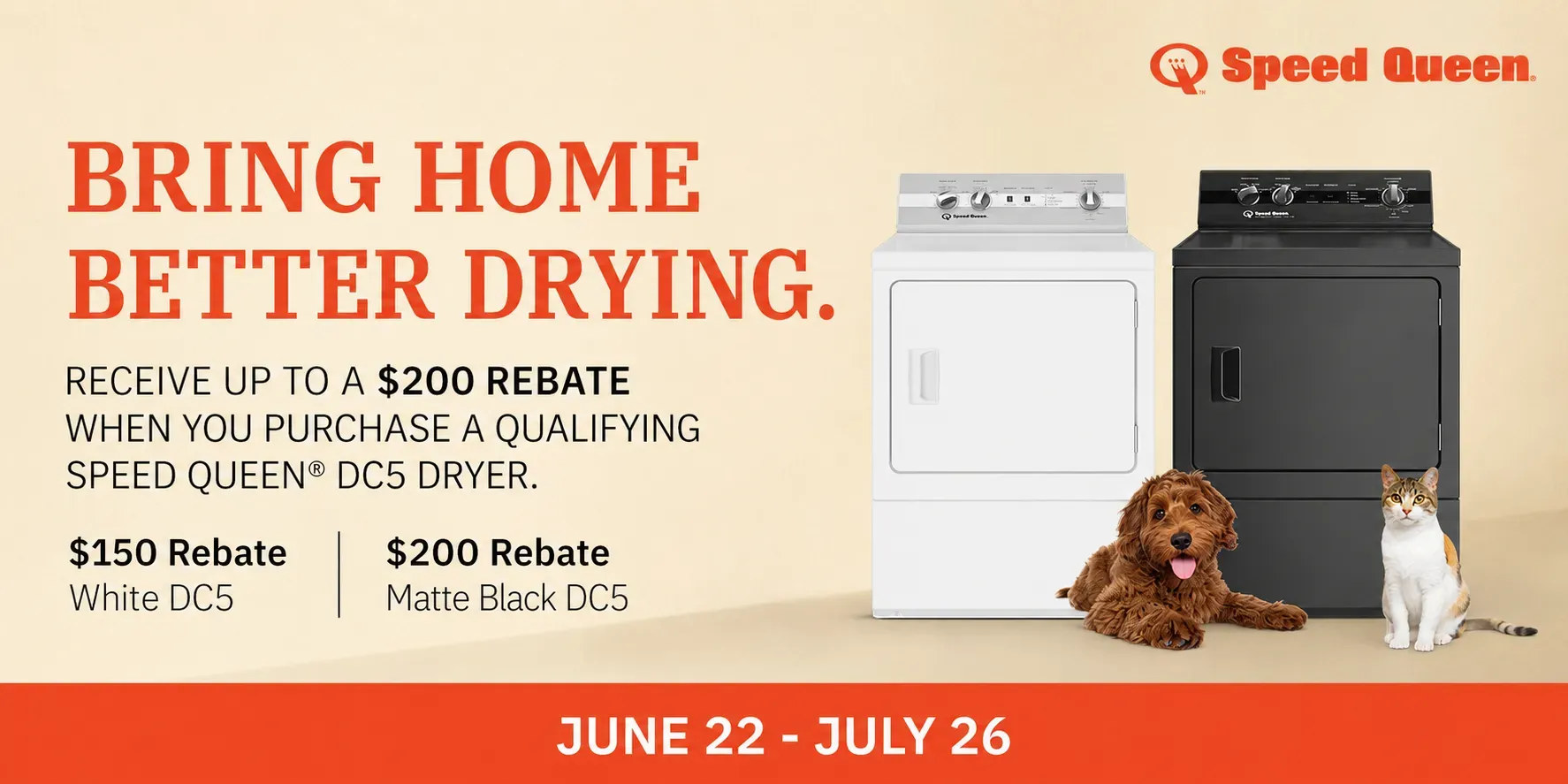 Speed Queen Rebate!